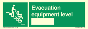 Evacuation equipment level
